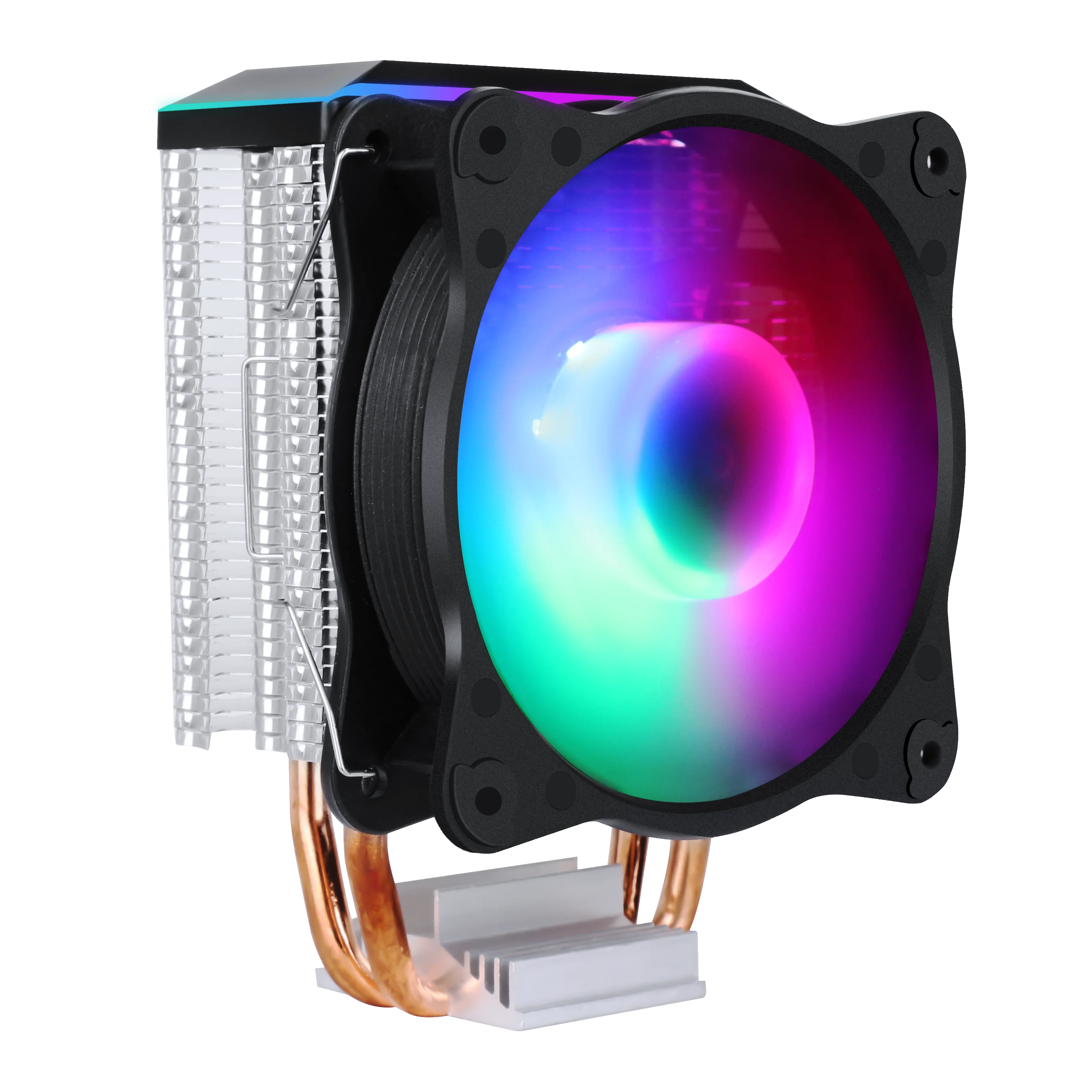 Охлаждающий радиатор для игрового компьютера SAMA черный rgb тепловая трубка процессор воздушное охлаждение Воздушные Охладители ЦП с 2 медными