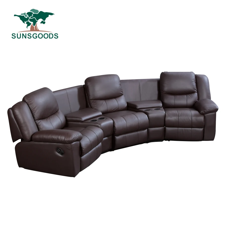 Multifunctional Leather Electric Recliner Mechanism Two Seat Vip Home Cinema Chair Electric Recliner Sofa