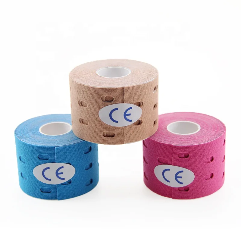 Punched Box Dynamic Breathable  Sports Athletic Tape Kinesiology Tape