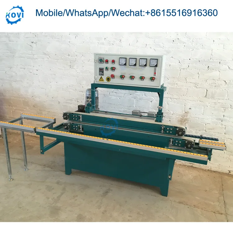 Small glass edge polish edging beveling machine mirror straight line glass polishing machine