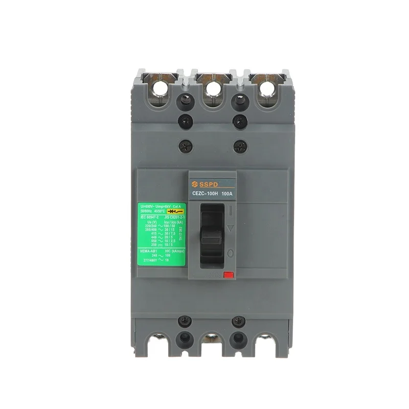 Автоматический выключатель Easypact EZC 100 MCCB 3P в литом корпусе с 15A 16A 20A 25A 30A 32A 40A 45A 50A 60A 63A 75A 80A