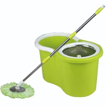 wholesale cleaning floor mop hand free rotary 360 spin magic with bucket in pedal microfiber mop