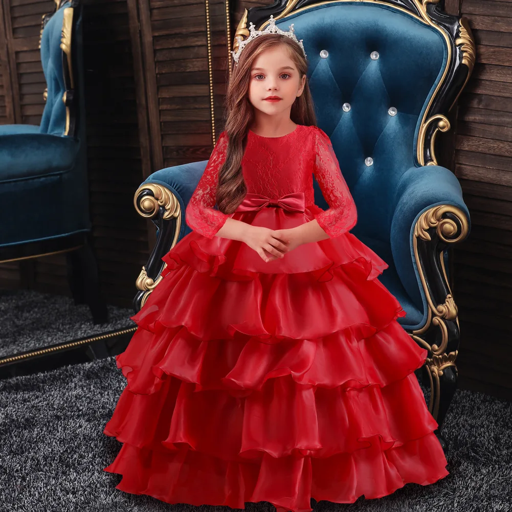 Children Halloween Party Costume Gowns beautiful children girl dresses Fancy Dresses Girls Long Sleeve Halloween dress