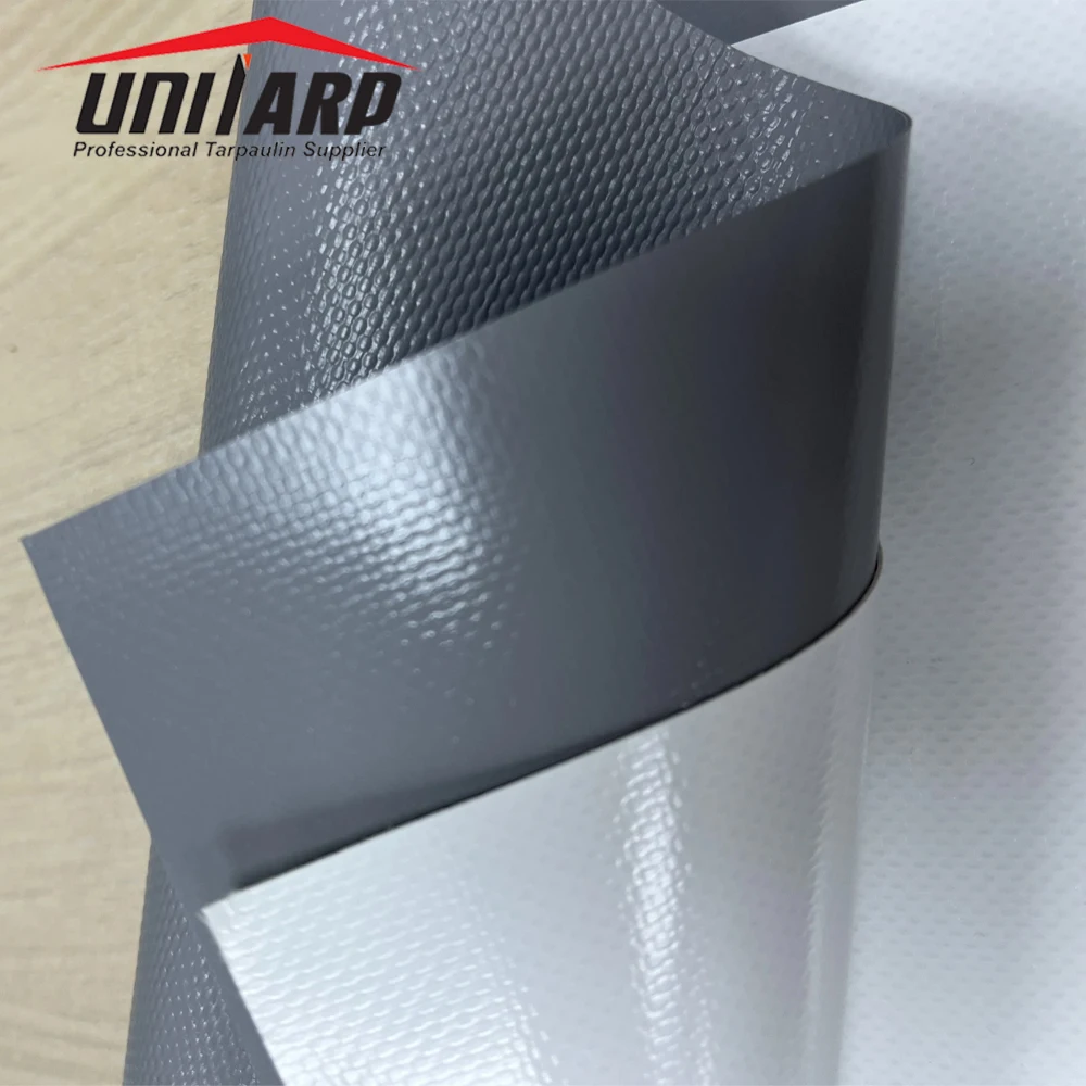 750gsm 850gsm PVC Pvdf Fabric Roll Pvdf Coated Fabrics Textiles Material for Tensile Structure