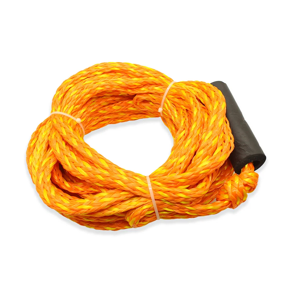 Floating water sports tow rope hollow braided rope PP PE braided rope