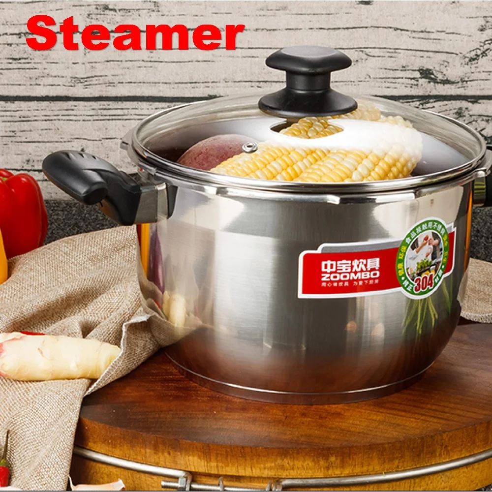 Japan non-stick pressure cooker stainless steel glass cover cooker set induction gas pressure cooker factory wholesale