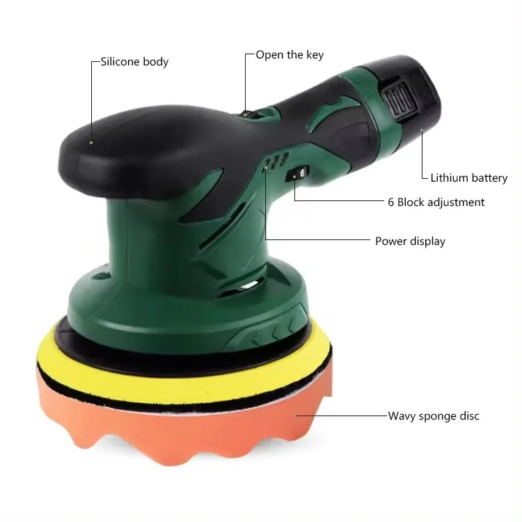 Portable Car Polisher 12V Lithium Battery Rechargeable Industrial DIY Grade For Detailing Cordless Beauty Repair Scratches