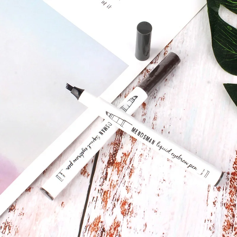 
Wholesale waterproof fine sketch eyebrow pen fork tip microblading 