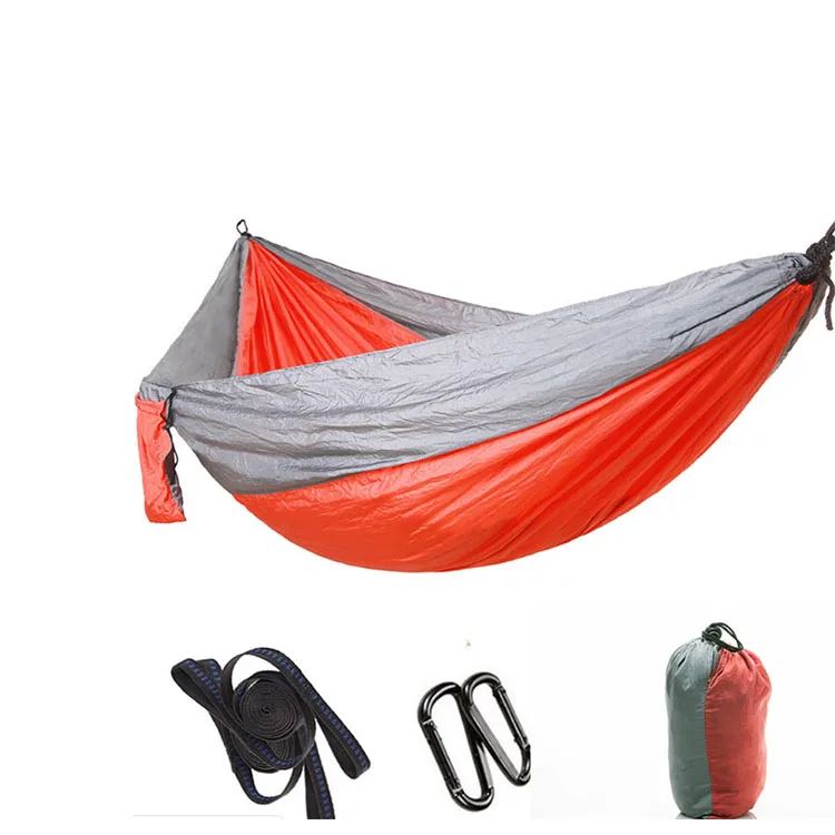 Outdoor Travel swing chair hammock Bed 1000 Lightweight Parachute Fabric Double Hammock