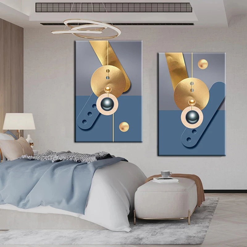 Modern Luxury Abstract Canvas Painting Nordic Poster and Prints Wall Art Modular Picture For Home Office Decor Cuadros