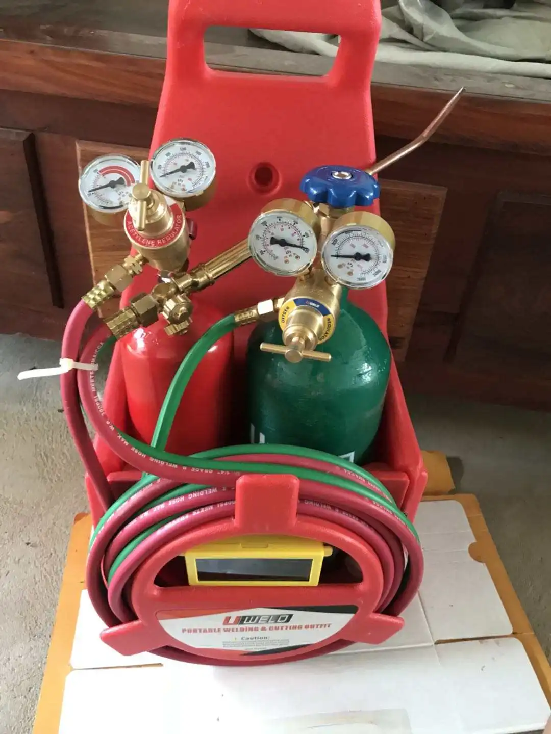 2022 Uweld Industrial Using Oxygen Acetylene Kit Welding and Cutting Kit