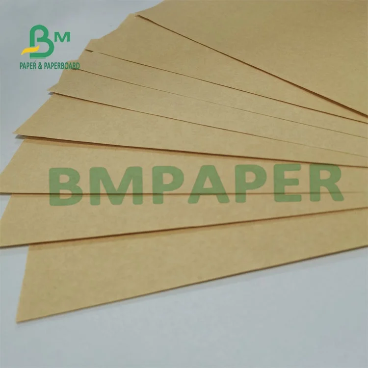 Kraft Paper 70GSM 80GSM Eco - Friendly Brown Craft Paper Offset Printing Virgin Wood Pulp A4 Sample for Free 1 Ton for Stock