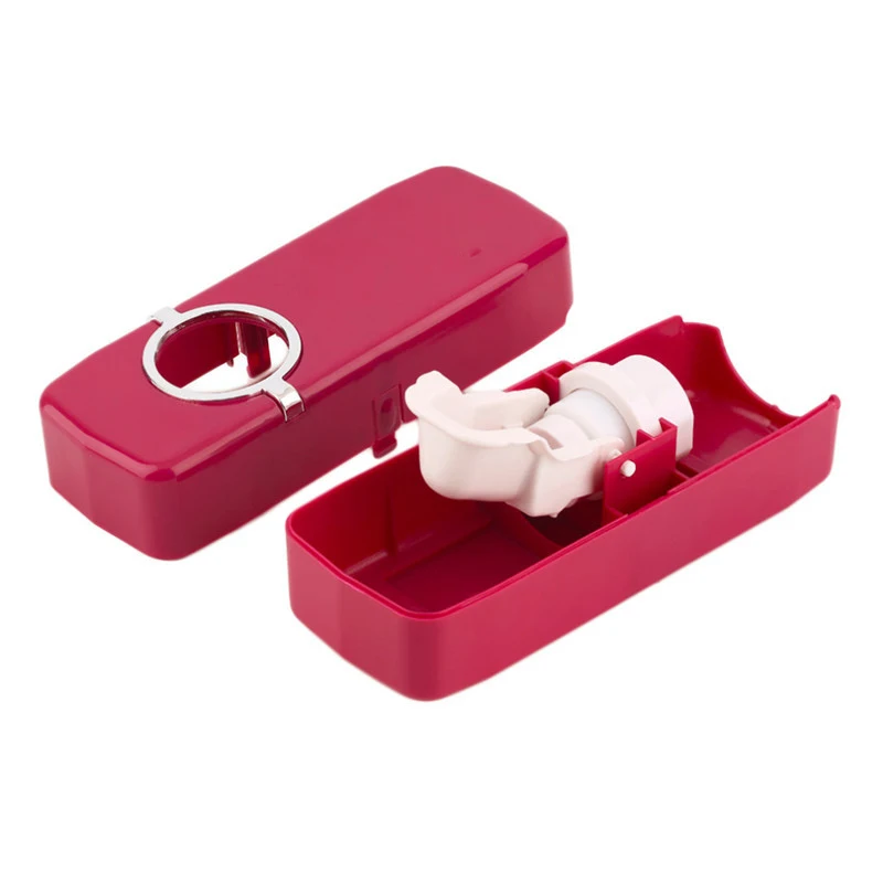 FS141 Automatic Toothpaste Dispenser Dust-proof Toothbrush Holder Wall Mount Stand Bathroom Accessories Set Toothpaste Squeezers