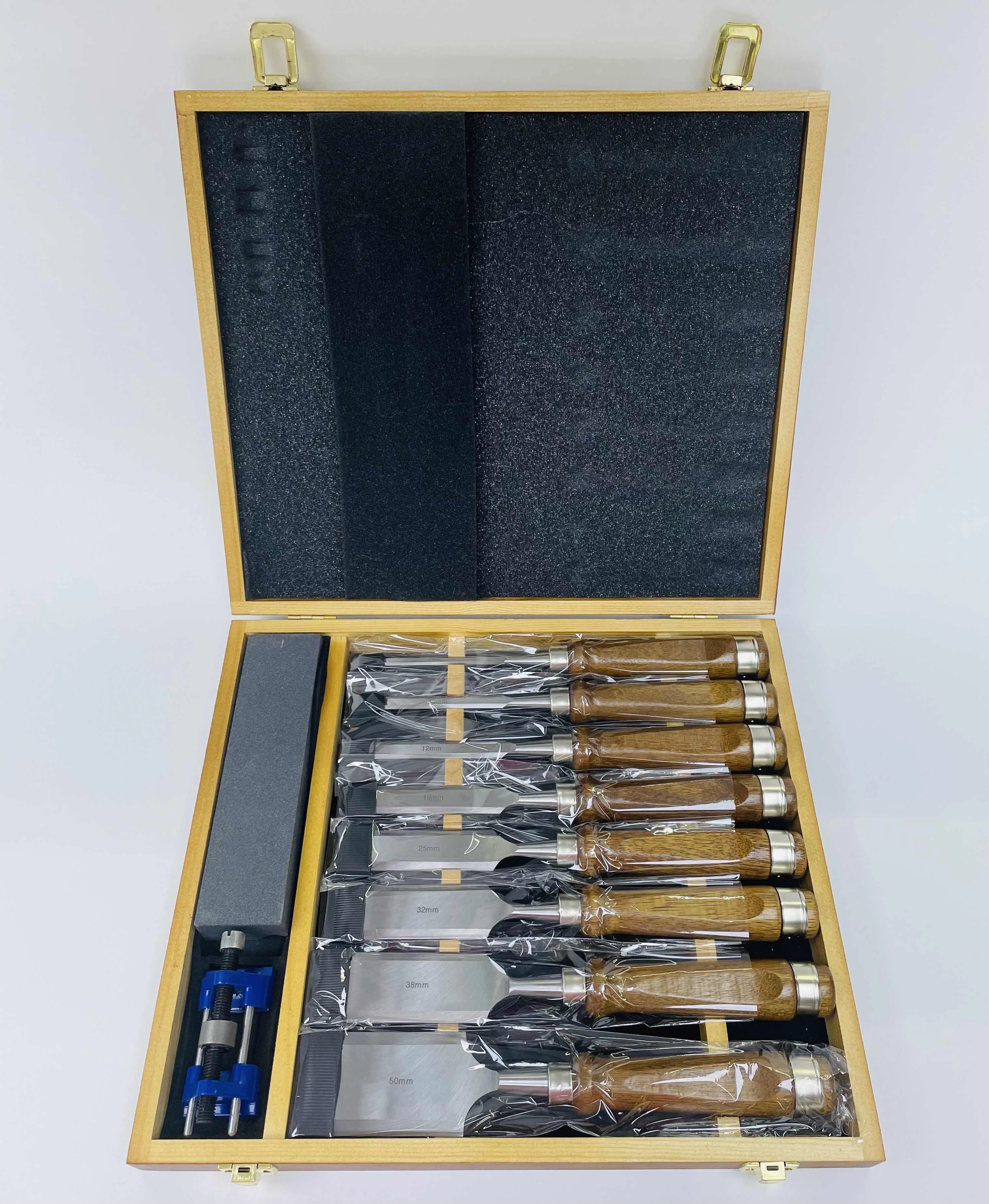 Wood Chisel Set Chisel Set Tool Woodworking Carving Chisel Kit Larix 10 PCS Wood Box DIY Straight Wooden Tools 1000 Sets 60 CR