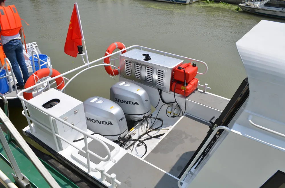 9.8M 12-PERSONS aluminum fishing motor boat for sale