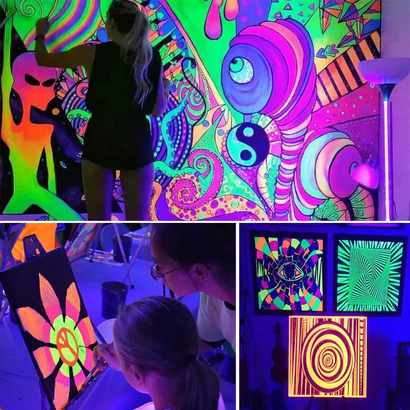 UV Wall Washer Light New Hot LED 36W Purple Aluminum Strip Light 40W Halloween Ghost House Fluorescent Lamp