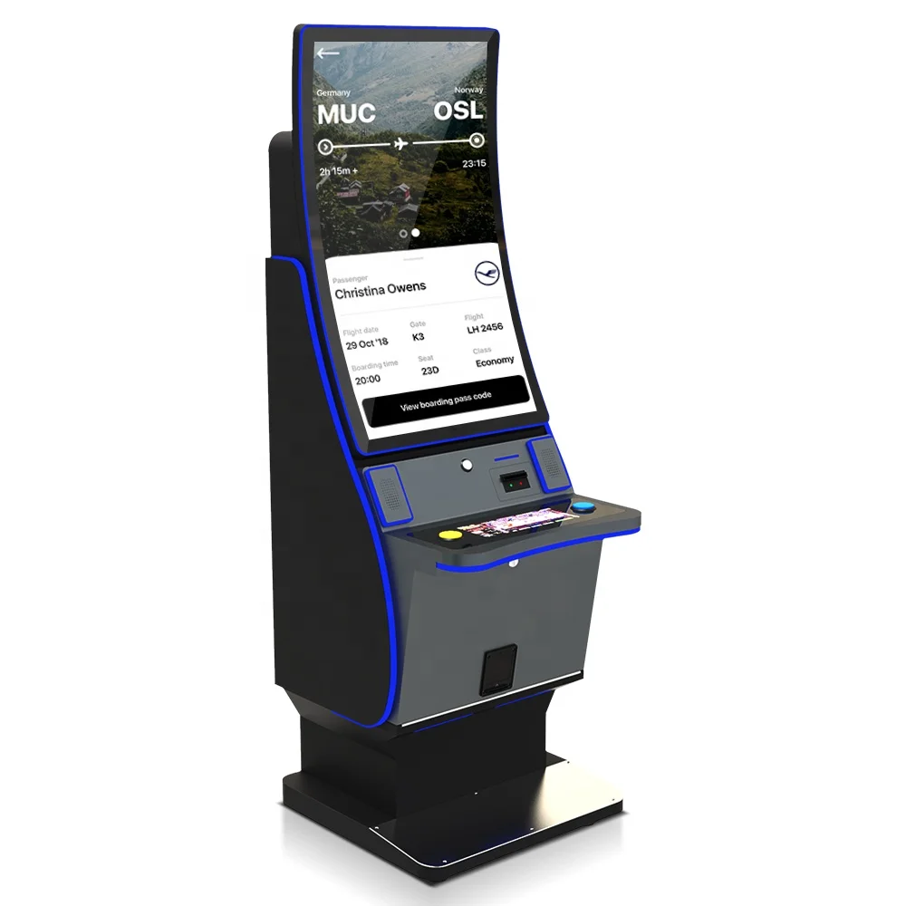Professional Grade Skill Game Machine 43 Inch Curved Touch Screen Vertical Arcade Cabinet 88 Fortunes