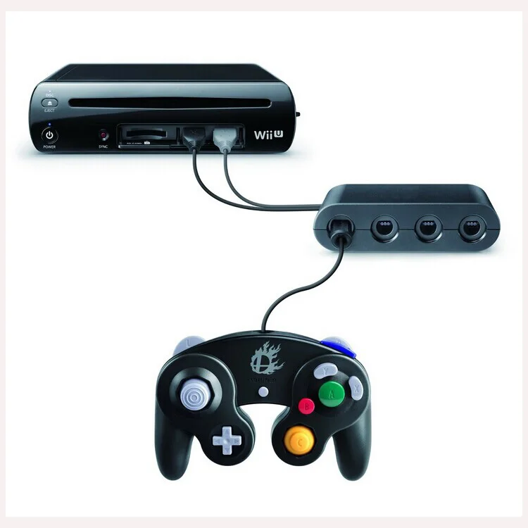 Game controller accessory for GameCube GC Controller Adapter Converter for WiiU PC USB