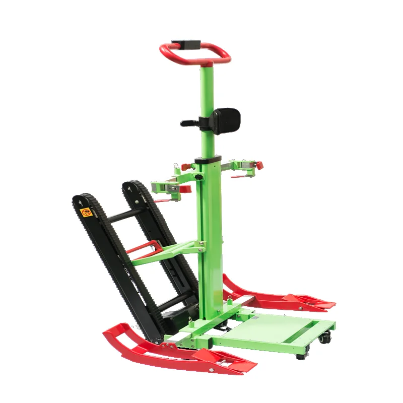 Lightweight Aluminium Electric Step-Climbing Trolley Foldable Wheelchair for Elderly Stair Climbing Rehabilitation Equipment