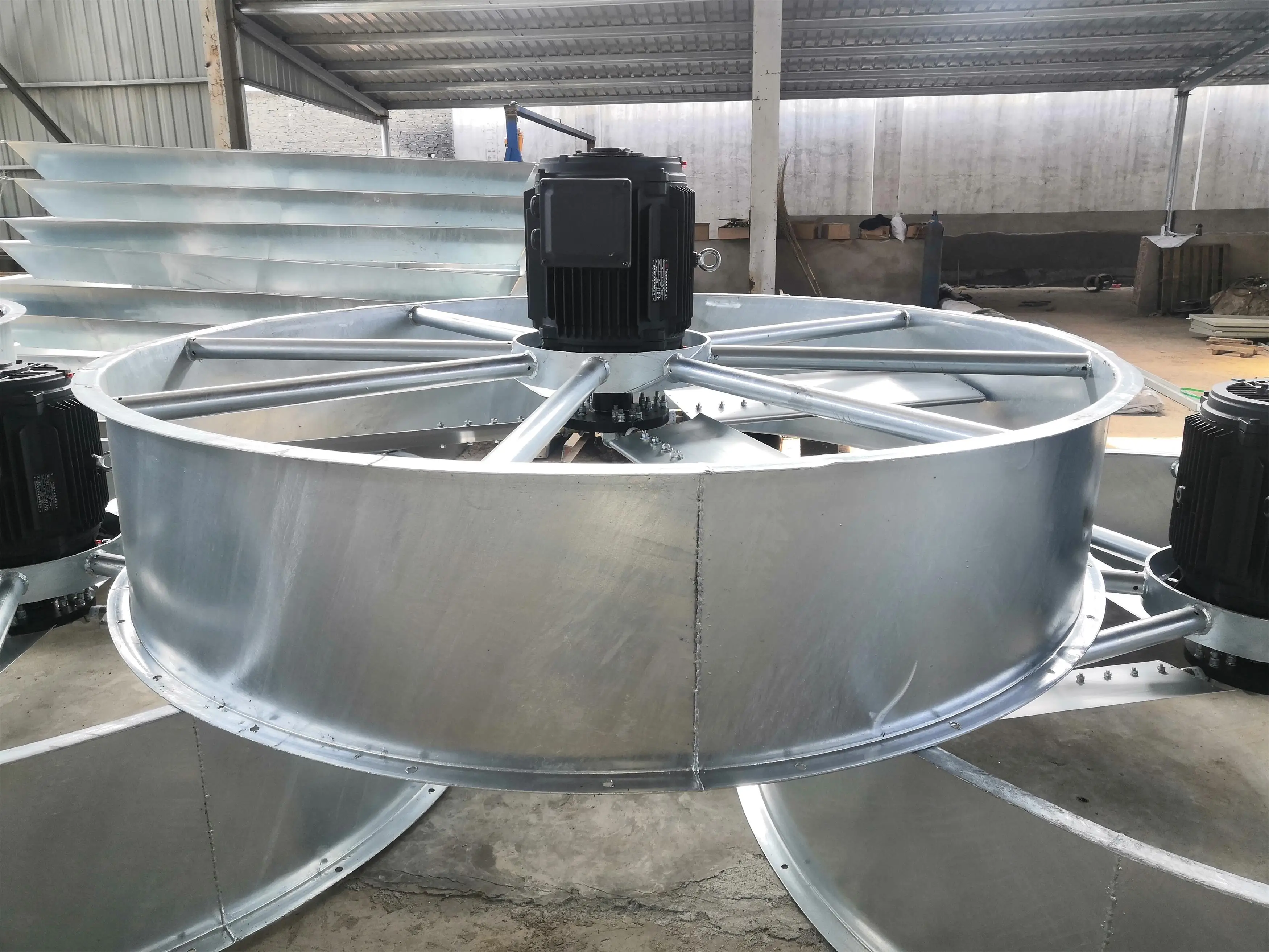 Axial fan for closed cooling tower