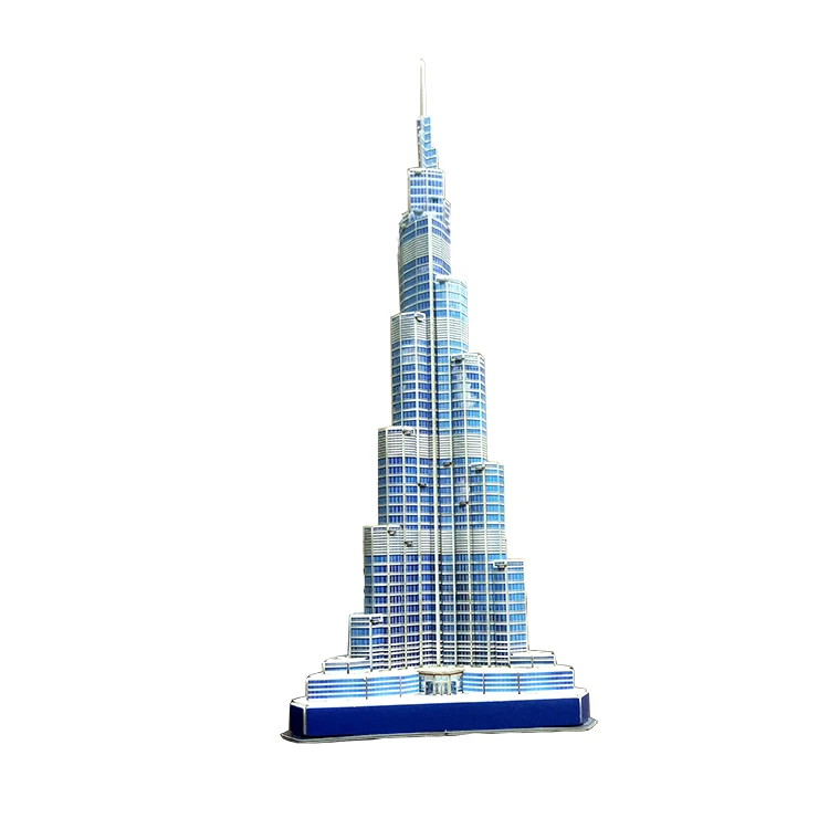 creative children paper model world famous building architecture kids toys educational 3d foam puzzle