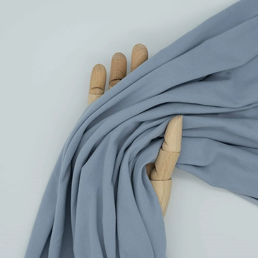 FREE SAMPLE Double Brushed Jersey Fabric Stretch Poly Spandex Knit Fabric Sewing Apparel Textile Great for Sportswear