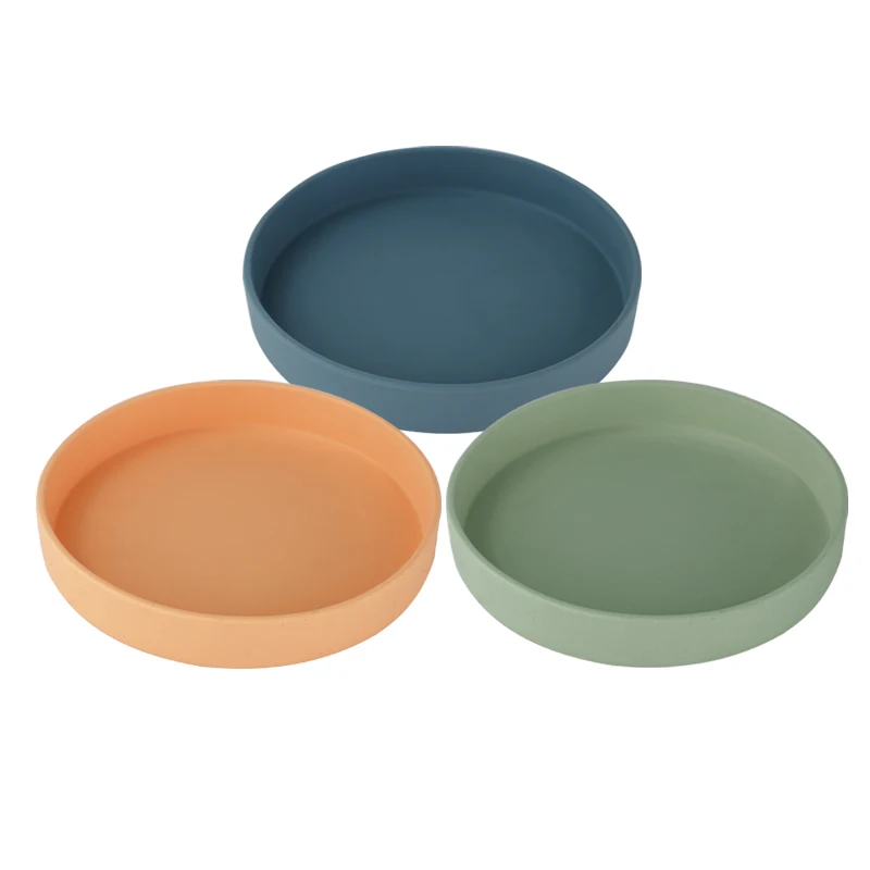 Anti Slip Custom BPA Free Silicone Divided Plate Baby Suction Plate for Toddlers