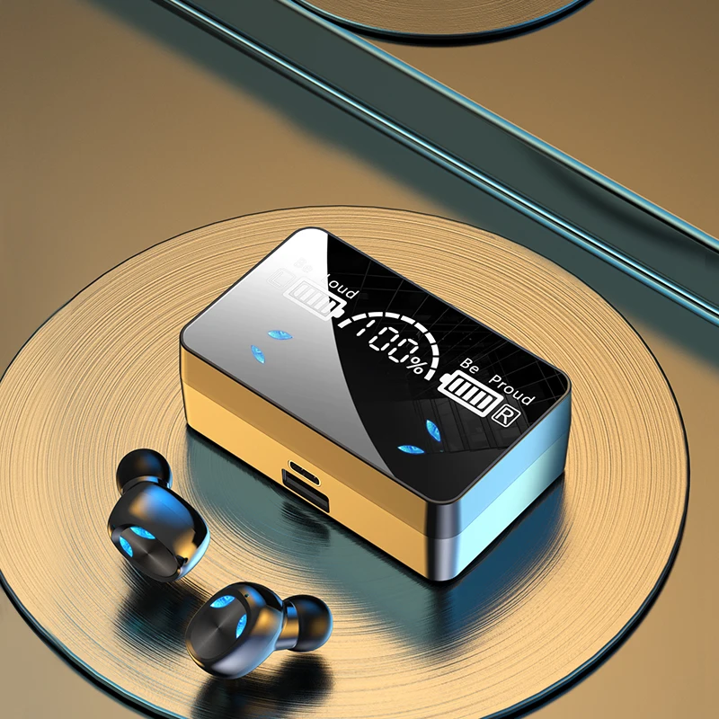 Popular Cellphone Wireless Headphones Mobile PhoneOEM Battery Style Time Version Game In-ear Power Bank TWS Earbuds Earphone