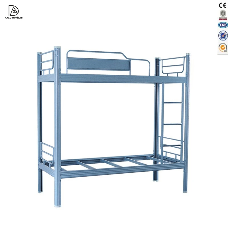 Metal bunk bed double deck bed Modern Dormitory Metal frame bed for adults