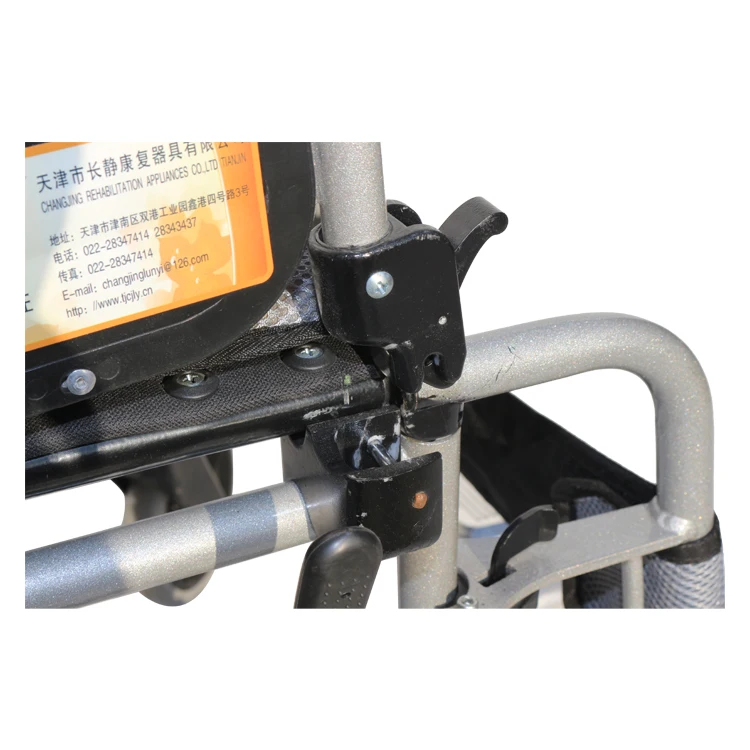 24 inches hot selling rear wheel outdoor wheelchair with deep seat