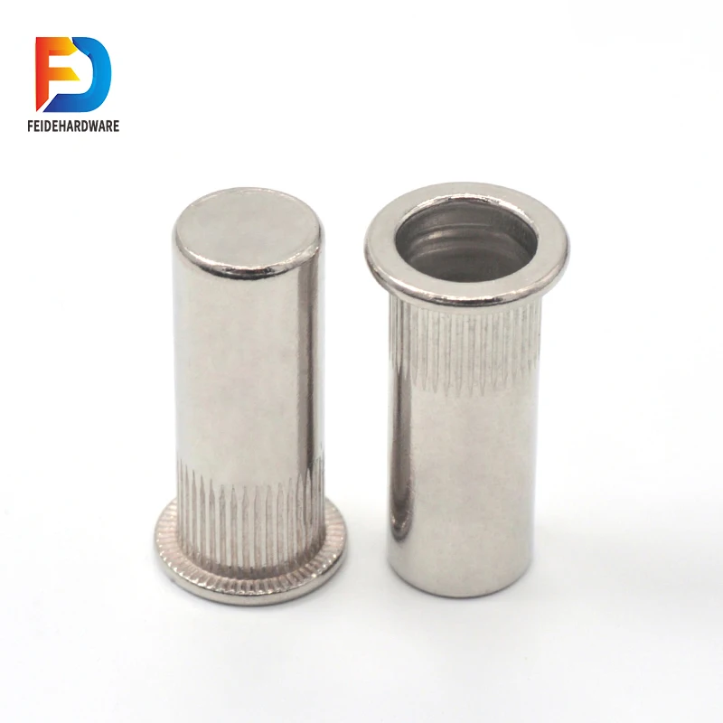 Оптовая продажа, заклепочная гайка из нержавеющей стали с полушестигранным закрытым концом на заказ