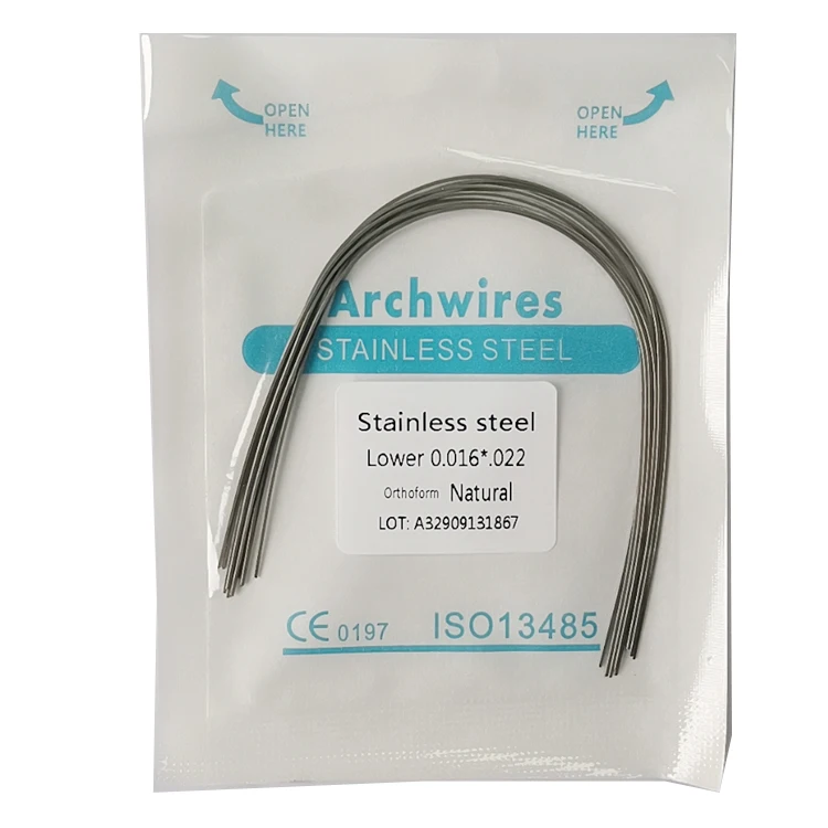 Stainless Steel Arch Wires of orthodontic