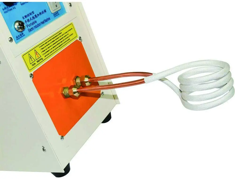 15KW 30-100KHz High Frequency Induction Heater Furnace 2200 Degree (3992 Fahrenheit) High Frequency Welding Machine Fast Heating
