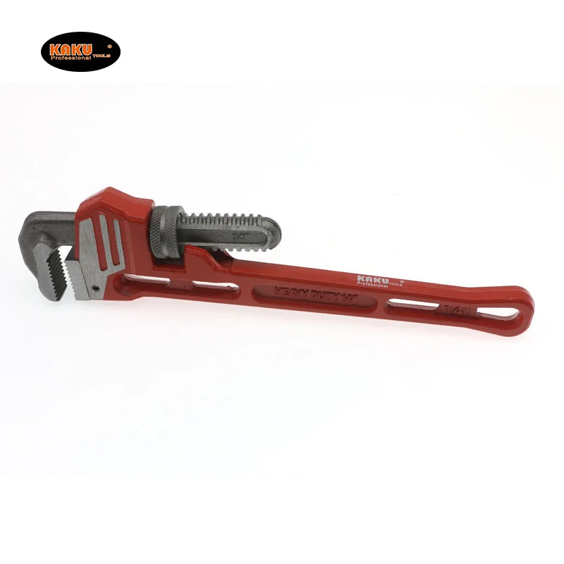 KAKU American Type Universal 18 Inch 24 Inch Adjustable Straight Plumbing Wrench Tool Pipe Wrench