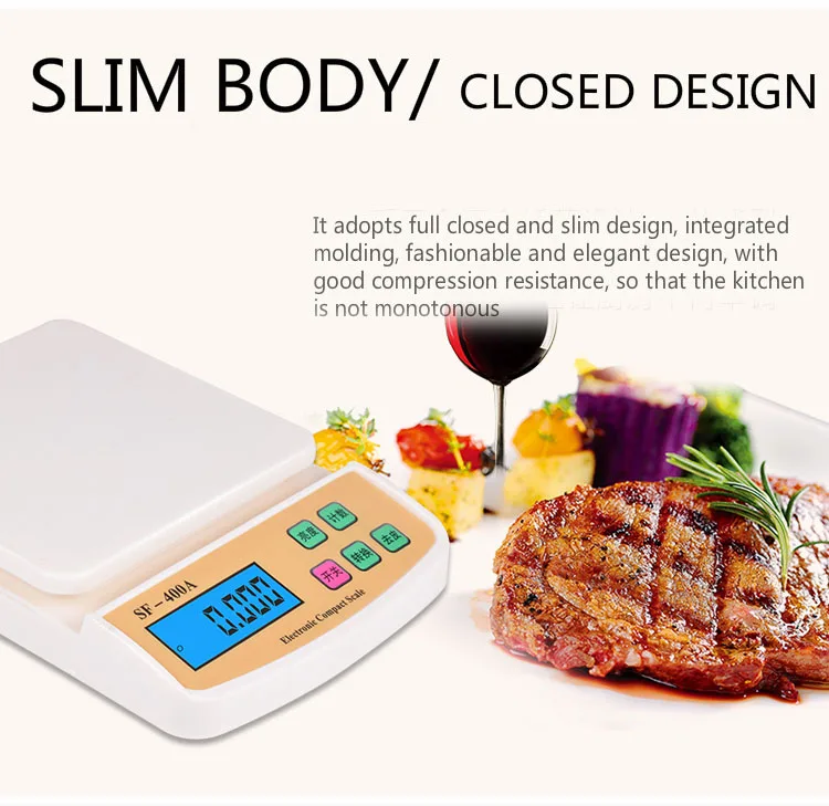 SF-400A Scale Digital Kitchen Scale 10 kg For Food Household Use
