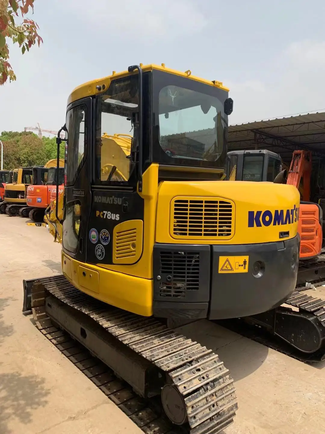 Wholesale second-hand komatsu pc78 pc78us-6 pc78-6 used mini excavator 7ton 78-8 used excavators