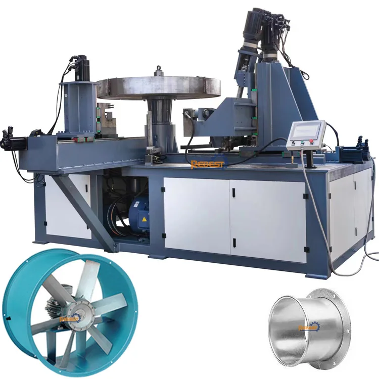 Low Price Full Automatic Crimping Machine Metal Hydraulic Automatic Flanging Bending Machine