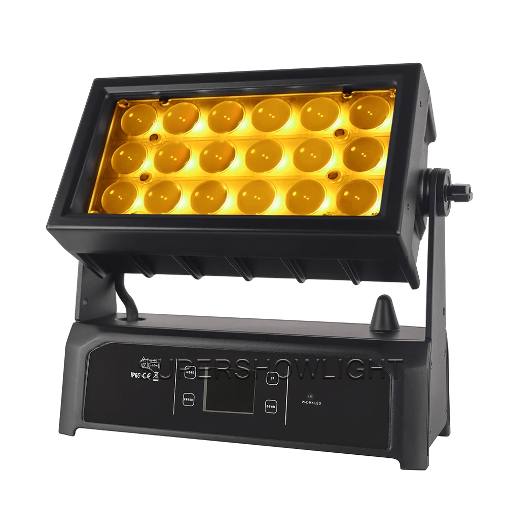 LED Flood Star Color 270Z Wash Zoom 18x15W RGBW IP65 Sgm P9 Led City Color Lighting