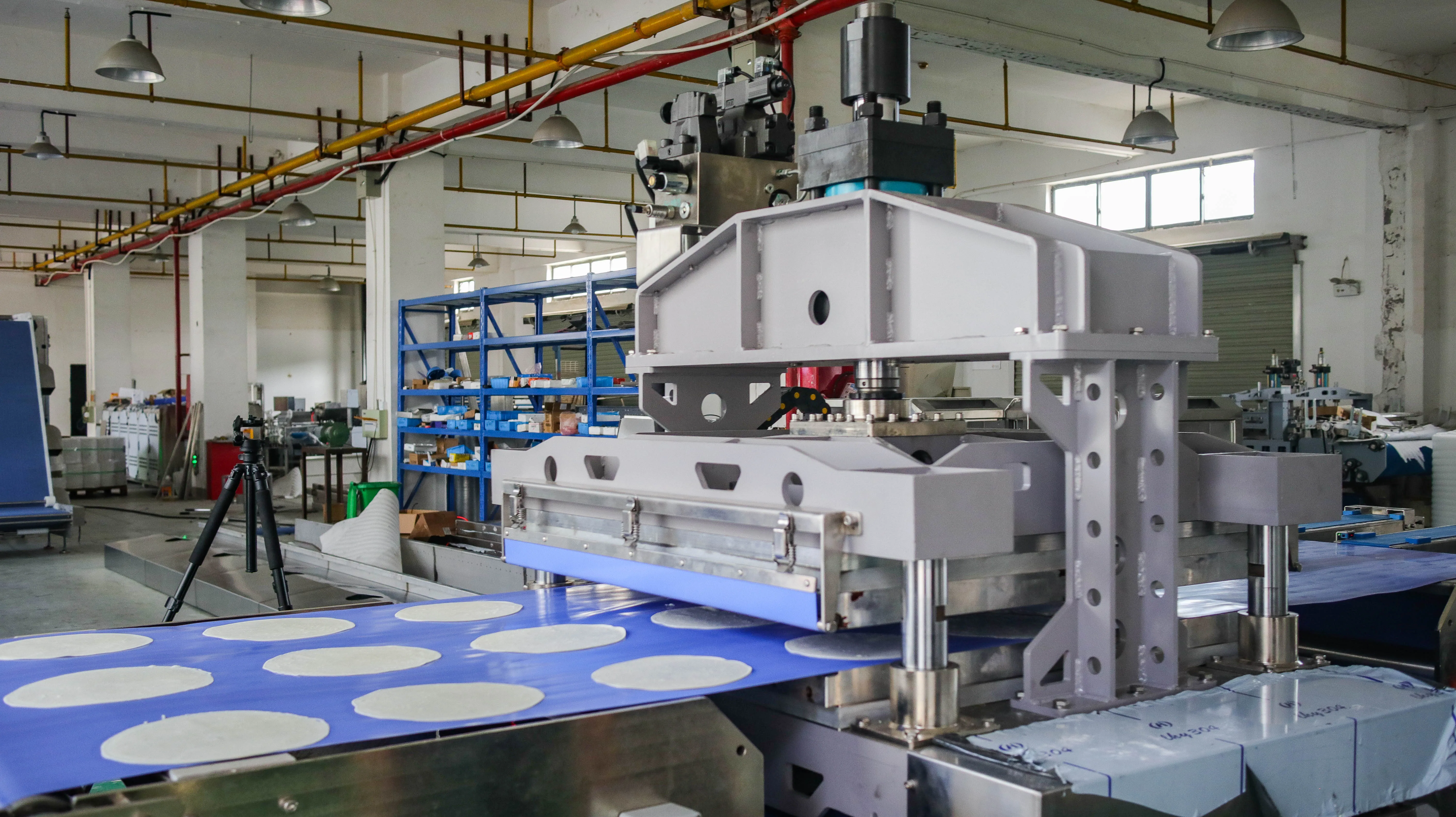 Customization Full Automatic industrial flour corn mexican tortilla press bread machine line