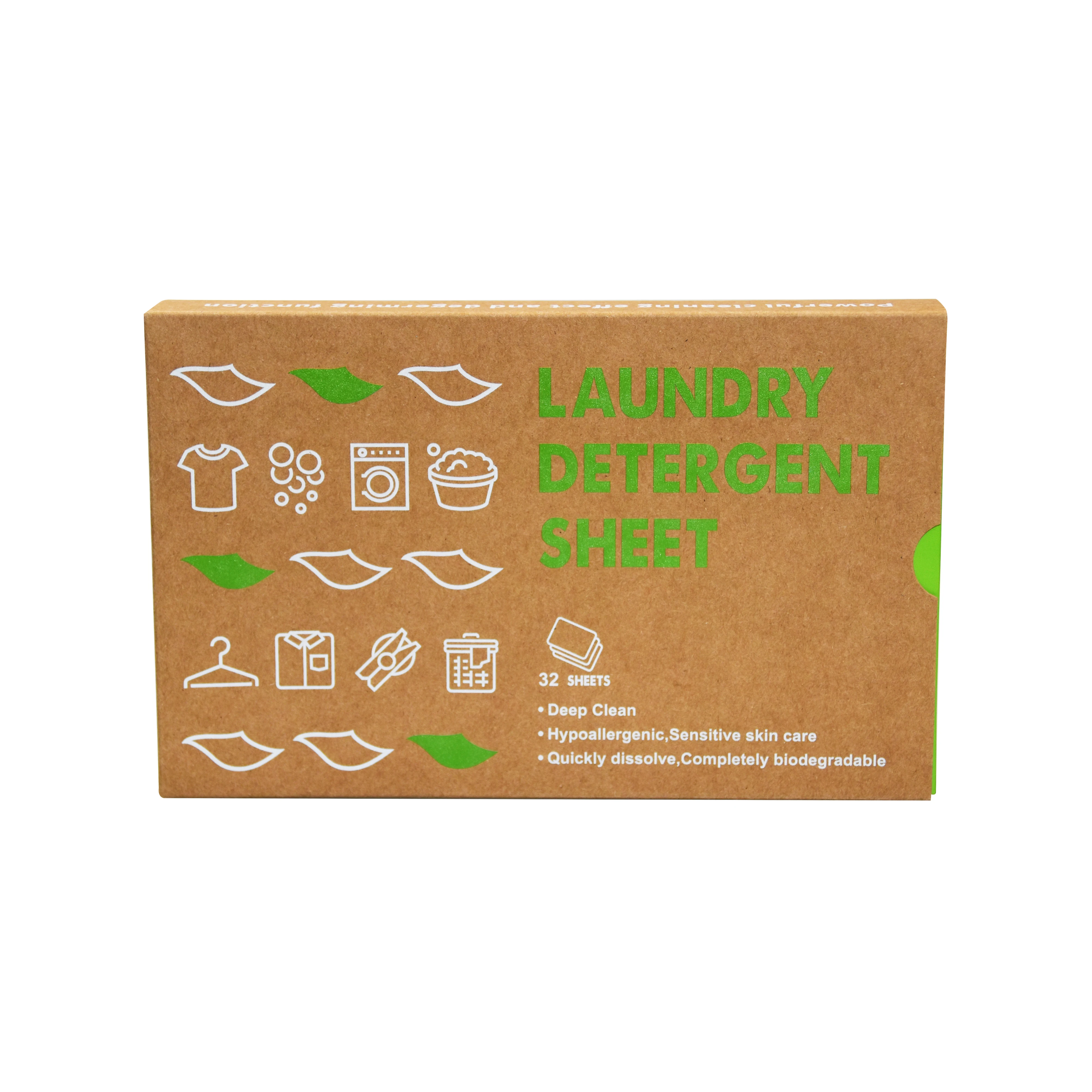 Biodegradable   laundry detergent sheets ,eco laundry strips, detergent sheet