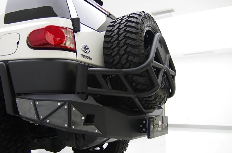 
Topfire 4X4 Offroad Steel Rear Bumper With Carrier for FJ Cruiser 