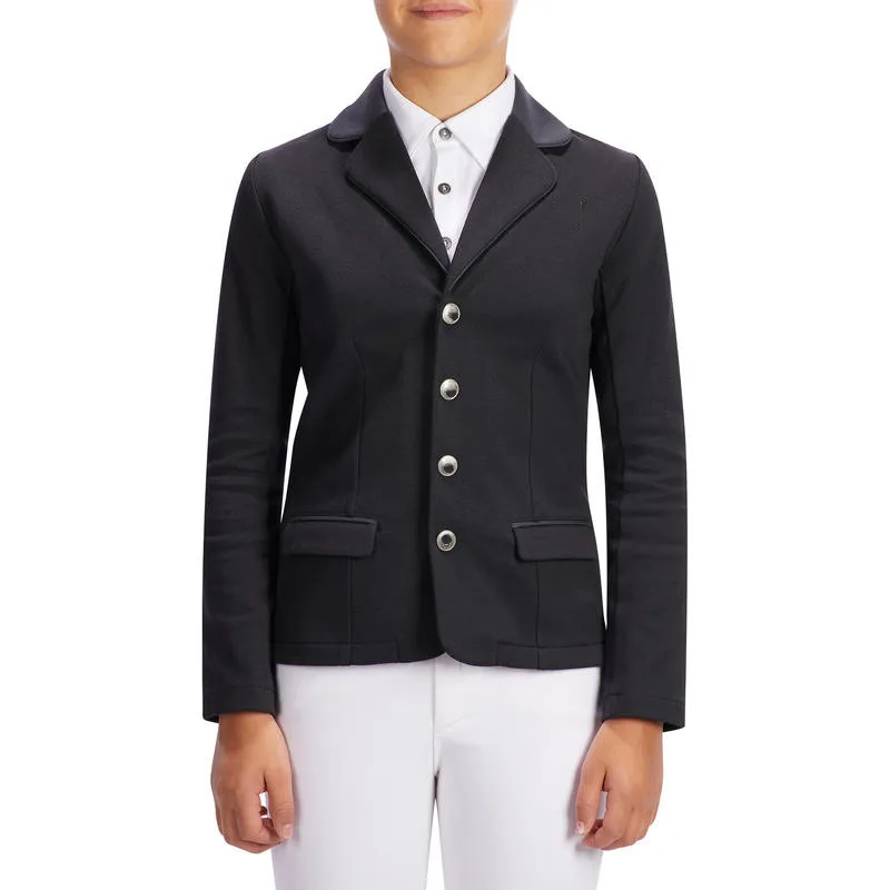 New Arrival Show Jacket Equestrian Kids High Quality Single Button Fly Horse Riding Show Jacket Customized Logo