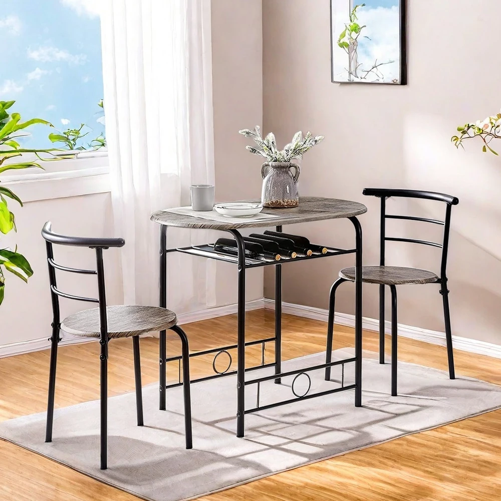 Factory Wooden Dinner Desk a Manger Complet Restaurant Home Living Room Furniture Wood Small Dining Room Table and Chairs Set