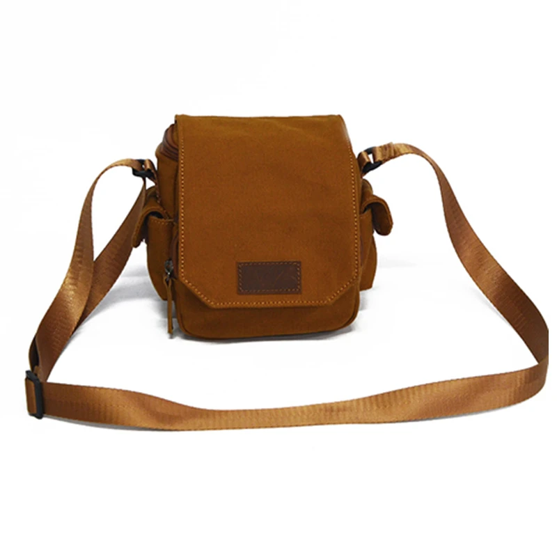 Fashion small camera sling shoulder bag canvas cross body camera bag (1600266386083)