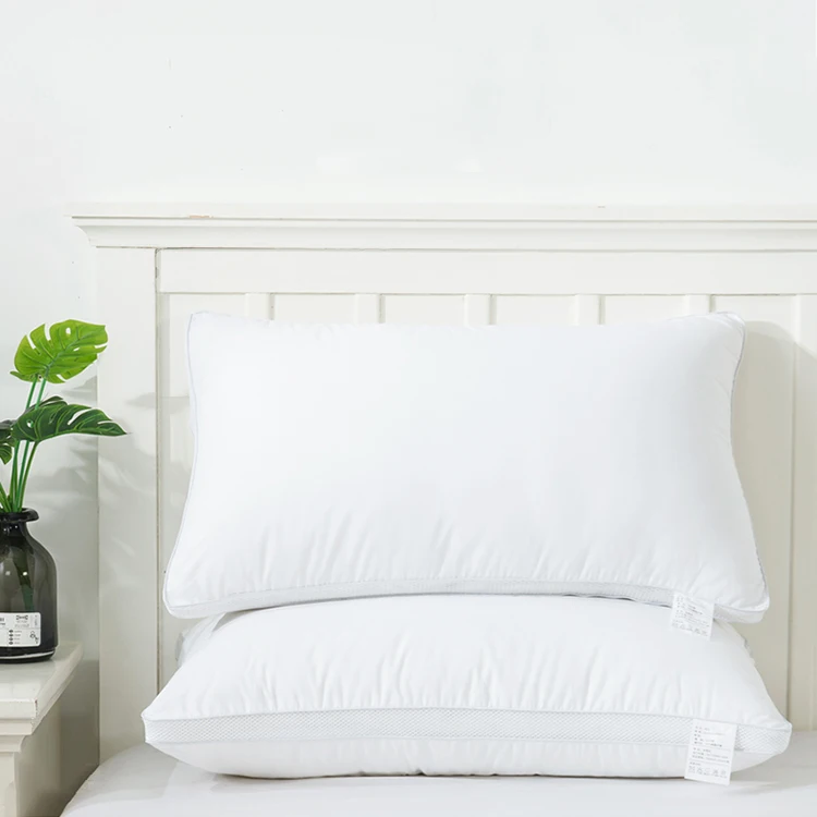 Soft Hotel Home 100 Polyester Fiber Cotton White Neck Pillow