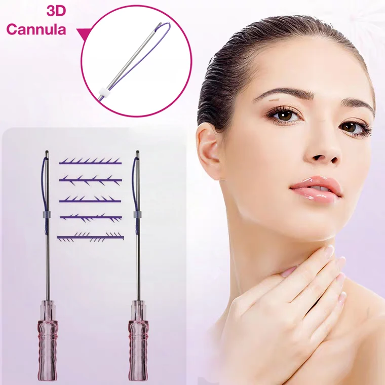 
korea high quantity pdo thread 19g 50mm blunt nose time machine pdo cog threads espiculated pdo thread 