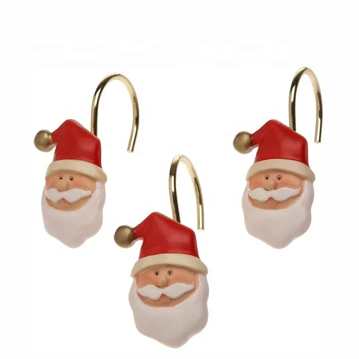 resin bath accessories set resin shower curtain hook for bathroom