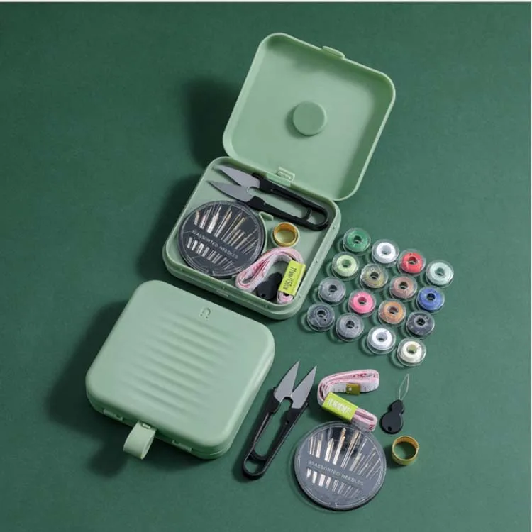 Magnetic  needle and thread case set portable mini multifunctional sewing storage bag Travel Set for home use