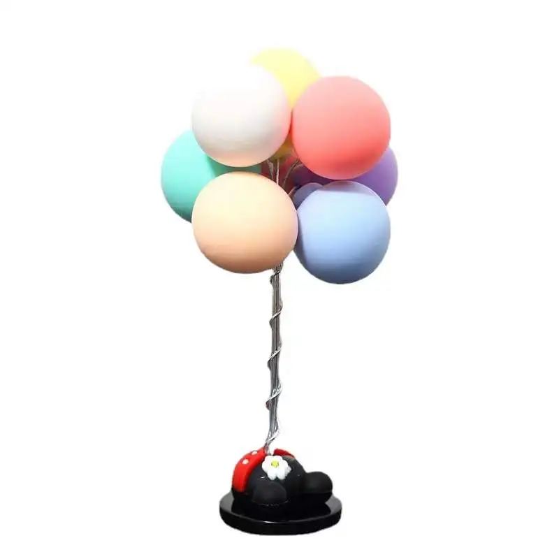 Lovely Balloon Car Decoration Charming Auto Ornaments Multicolor Mini Console Dashboard Decoration