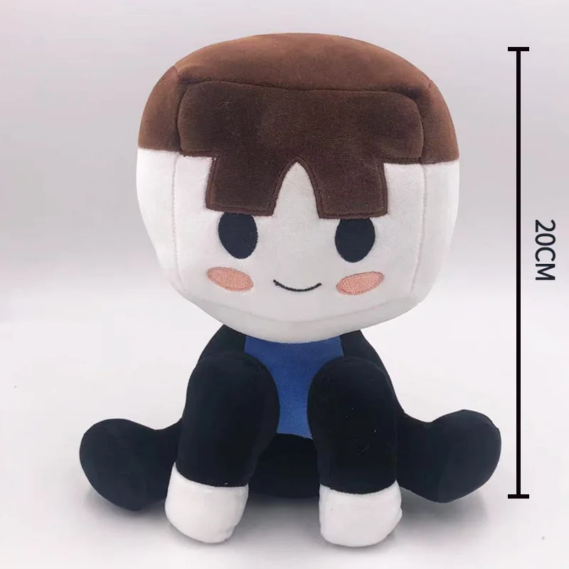 8 Inches Blox Buddies Plush Toys Bacon Girl Plush Doll Noob Ella Ryan Niki Builderman Guest Buddy Soft Toy for Fans and Friends